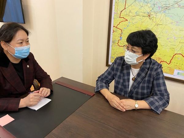 РАБОЧАЯ ПОЕЗДКА ПРЕДСЕДАТЕЛЯ ОТРАСЛЕВОГО ПРОФСОЮЗА В ПАВЛОДАРСКУЮ ОБЛАСТЬ