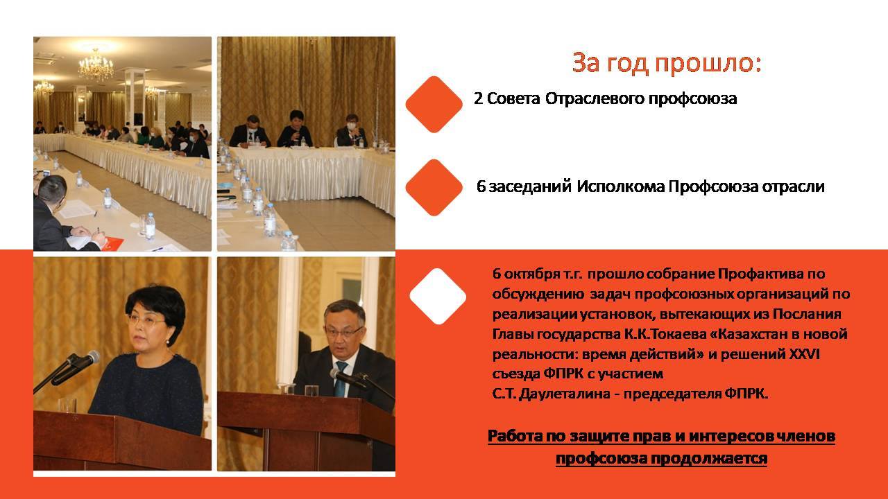 9 ОКТЯБРЯ 2019 ГОДА СОСТОЯЛСЯ XIV СЪЕЗД КАЗАХСТАНСКОГО ОТРАСЛЕВОГО ПРОФСОЮЗА РАБОТНИКОВ ОБРАЗОВАНИЯ И НАУКИ