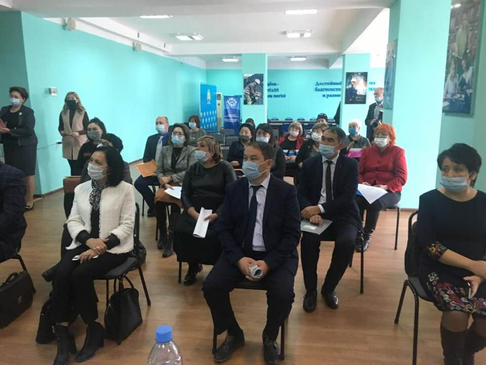 ВСТРЕЧА С ПРОФСОЮЗНЫМ АКТИВОМ КАРАГАНДИНСКОЙ ОБЛАСТИ