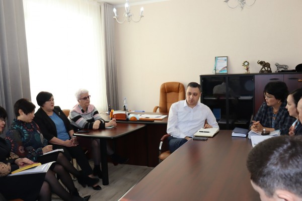 ПРЕДСТАВИТЕЛИ ОТРАСЛЕВОГО ПРОФСОЮЗА ПОСЕТИЛИ С РАБОЧИМ ВИЗИТОМ КОСТАНАЙСКУЮ ОБЛАСТЬ