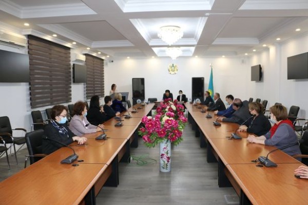 ВСТРЕЧА В КАЗАХСКОМ НАЦИОНАЛЬНОМ ЖЕНСКОМ ПЕДАГОГИЧЕСКОМ УНИВЕРСИТЕТЕ