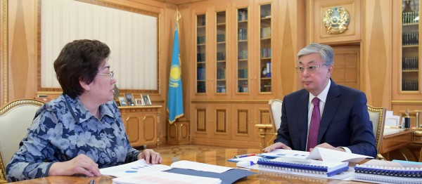 Президент Казахстана Касым-Жомарт Токаев принял Министра образования и науки Куляш Шамшидинову