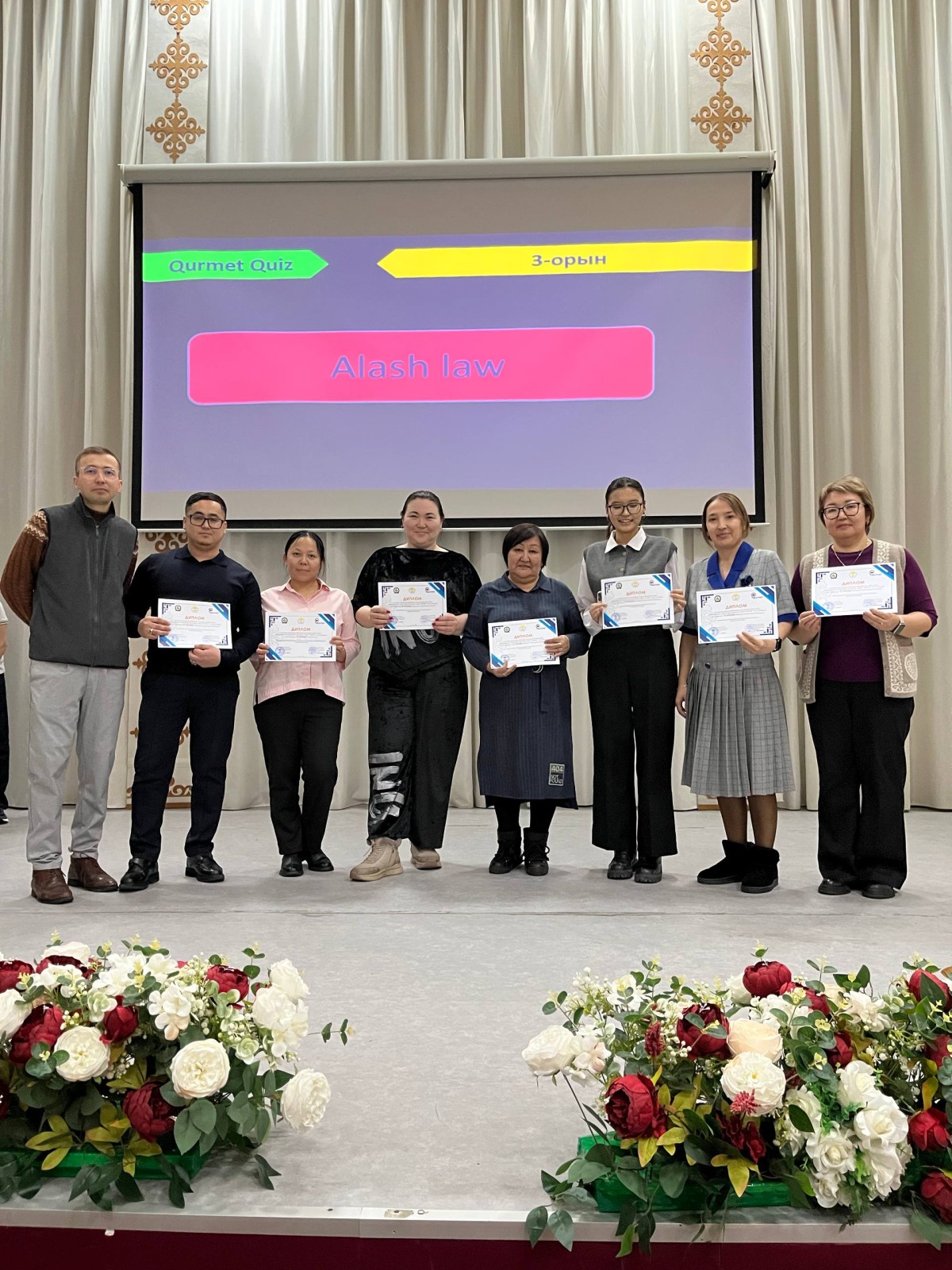 ПЕДАГОГТАР АРАСЫНДА КУИЗ ОЙЫНЫНЫҢ АУДАНДЫҚ ІРІКТЕУ КЕЗЕҢІ ӨТТІ