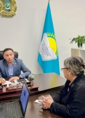 ОБЛЫСТЫҚ ҰЙЫМ ТӨРАҒАСЫ ҚОҒАМДЫҚ ҚАБЫЛДАУ ӨТКІЗДІ