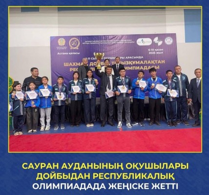 КӘСІПОДАҚҚА МҮШЕ МЕКТЕП ОҚУШЫЛАРЫ РЕСПУБЛИКАЛЫҚ ОЛИМПИАДА ЖЕҢІМПАЗДАРЫ АТАНДЫ