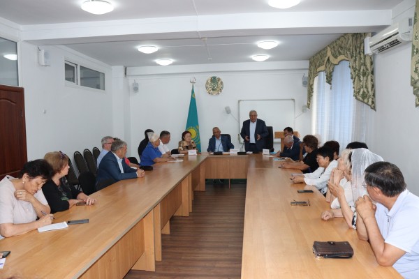 ТАЛДЫҚОРҒАНДА САЛА АРДАГЕРЛЕРІМЕН КЕЗДЕСУ ӨТТІ