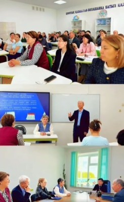 ҚОБДА АУДАНЫНДАҒЫ КӘСІПОДАҚ МҮШЕЛЕРІМЕН КЕЗДЕСУ