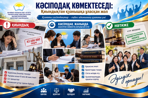 ҚҰҚЫҚТЫҚ ҚОЛДАУ – ӘДІЛ ШЕШІМНІҢ КЕПІЛІ